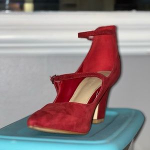 Marc Fisher Shoes | Marc Fisher Mary Jane | Color: Red | Size: 8 M